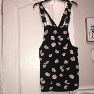 Forever 21 Sunflower Overall Dress
